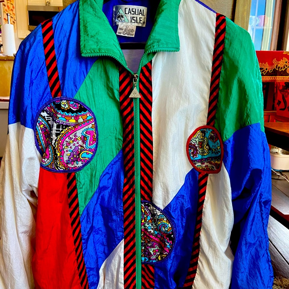 Vintage casual isle jacket L size